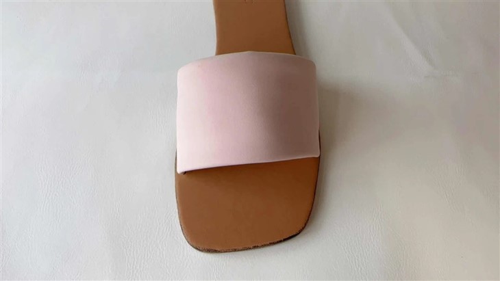 Light pink fashion summer slippers details factory